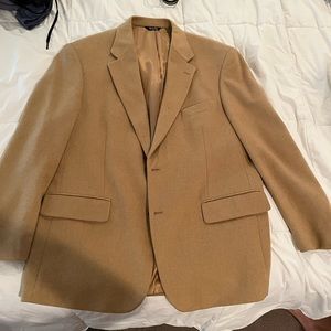 Camel hair blazer